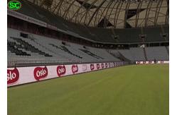China Sports perimeter stadium led display banner , advertising led perimeter system solution supplier