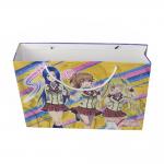 Recycled Custom Paper Shopping Bags With Handle Matte / Glossy Lamination