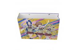 China Recycled Custom Paper Shopping Bags With Handle Matte / Glossy Lamination supplier