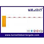 3s/6s speed Orange Color Electronic Barrier Gate for with 6m straight Arm Car Park for sale