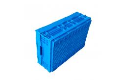 China Attached Lids Virgin PP Small Collapsible Plastic Crates Light Duty supplier