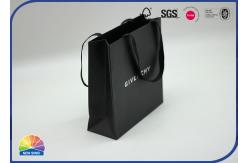 China Customized Paper Packaging Bags Folding Carton With Gold Stamping Nylon Handle supplier