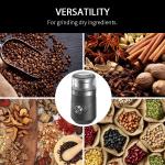 ABS Portable Bean Grinder Stainless steel Safty Lock Electric Home Espresso Grinder