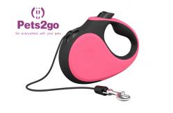 China Pets2go Easy Manage 500cm*1cm Retractable Pet Leash supplier