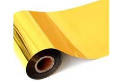 China Metalized PET Plastic Sheet Roll Golden For Thermoforming 400MM supplier