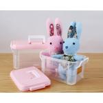 Stacking Clear Plastic Stacking Storage Boxes Bins With Lid