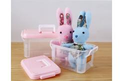 China Stacking Clear Plastic Stacking Storage Boxes Bins With Lid supplier