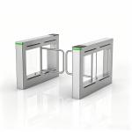 China Square Swing Barrier Gate Easy Installation Stainless Steel Office Security Gates for sale