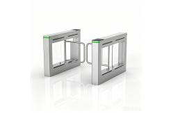 China Square Swing Barrier Gate Easy Installation Stainless Steel Office Security Gates supplier