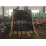 5cbm welded Custom Excavator Buckets higher performance For Hitachi EX1200