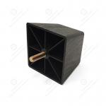 Wood Grain Plastic Sofa Legs Black Sofa Foot Pads Thickened Plastic Feet