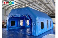 China Mobile Oxford Inflatable Paint Spray Booth With Logo Printing supplier