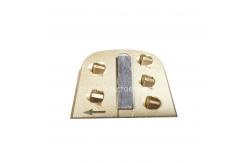 China LAVINA Trapezoid  PCD Bar Magnetic Connection Diamond Grinding Shoes non-threaded supplier