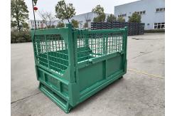 China Customized Foldable Collapsible Pallet Cage Efficient Storage Solution supplier
