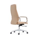 High Back Leather Desk Swivel Chair 1 Position Tilting Mechanism