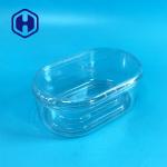 Oval Plastic PET Packaging Box For Wedding Birthday Cake Candy 440ml for sale