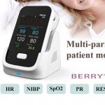 Multi Parameter Li Battery Patient Monitor with High Resolution Color LCD and Berry Smart Health APP for sale