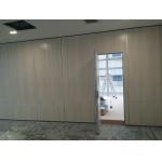 Sliding Movable Office Partition Wall With Wheels Maximum 6 Meters Height