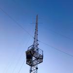 Round Steel Work Life 30 Years Guyed Mast Tower for sale