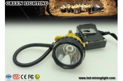 China 28000 Lux Explosion Proof LED Mining Headlamp , IP68 Waterproof miner Cap Lamp supplier