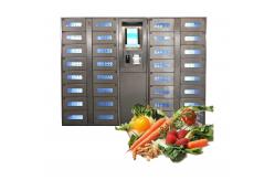 China Intelligent Food Vegetable Vending Locker Machine 24 Hour Self Service supplier