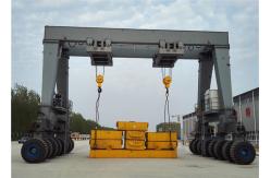 China Heavy Duty 200t MG Double Beam Mobile Gantry Cranes 5m-32m Span supplier