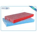 Customized Red and White Color 	Polypropylene Non Woven Fabric For Five Area Pocket Spring for sale