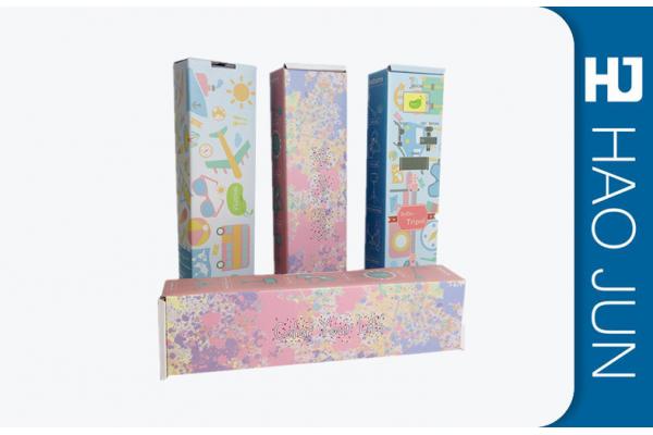 Custom Printed Corrugated Cardboard Boxes For Gift , Glossy Lamination