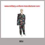 Military Woodland Camouflage Polyester Cotton Battle Dress Uniform for Army wear for sale