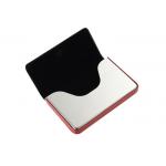 Magnetic Debossing Closure Pu Card Case Aluminum Business Card Holder Digital Printing for sale