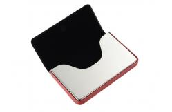 China Magnetic Debossing Closure Pu Card Case Aluminum Business Card Holder Digital Printing supplier