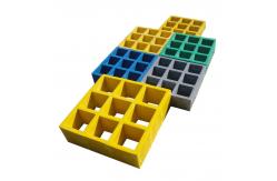 China Lightweight FRP Floor Grating Fibreglass Walkway Grating 38*38*25mm supplier