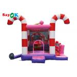 Silk Printing Candy Inflatable Slide Bounce Two In One Inflatable Toys for sale