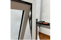 China Double Tempered Glass Aluminium Awning Windows Customized Product supplier