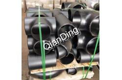 China 1/2-48 Equal Tee Pipe Fitting A234 Wpb Weld Black Steel supplier