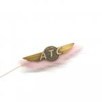 Vintage Brooch Accessories Airline Pilot Wings Pin Handcrafted Bronze Aviation Jewelry for sale