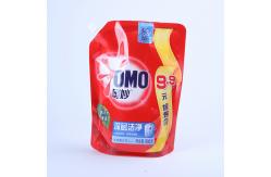 China Doypack 60mic Spouted Liquid Stand Up Pouches Laundry Detergent Powder Packing Pouch supplier