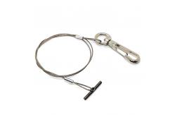 China Single Leg Stainless Steel Wire Rope Plant Pot Hanging Kit With Metal Hook supplier