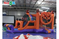 China Giant Inflatable Party Bouncy Castle Slide Combo Halloween Inflatable Bounce House supplier