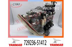 China 729236-51412 YANMAR Diesel 4TNV88 3TNV88 Engine Fuel Injection Pump 729242-51380 supplier