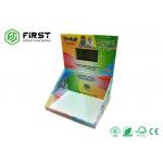 Custom Made Portable 4C Offest Printing Cardboard Recycled Paper Counter Display Stand