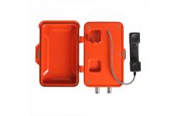 China 10W 85dbA IP67 SS cord Fire Fighter Telephone With Lights supplier
