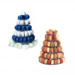 6 tier macaron tower wholesale macaron tower case macaron package for sale
