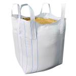 500kg Capacity PP Woven FIBC Bags Food Grade Big With Cross Corner Loop for sale
