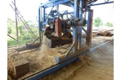 China Twin Circular Blade Sawmill With Fully Automatic CNC Controls For Woodworking supplier