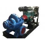Large Capacity Horizontal Centrifugal Split Case Water Pump Powered Diesel Engine for sale