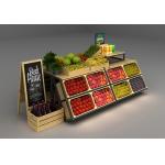 K D Wooden Shop Display Shelving Fruit And Vegetable Display Stand for sale