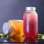 Disposable Pet Plastic Drink Bottles Beverage Bottles 500ml Plastic Tamper Proof Cap for sale