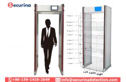 China High Sensitivity Station Walk Through Security Detector Body Scanners Security Check supplier