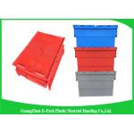 Plastic Storage Attach Lid Containers 600 * 400mm Assorted Height
